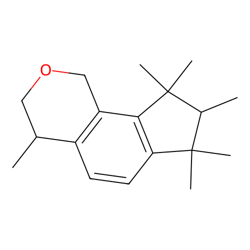 1,3,4,7,8,9-Hexahydro-4,7,7,8,9,9-hexamethylcyclopenta[h]-2-benzopyran structure
