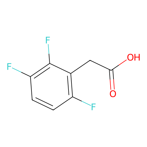 2,3,6-Trifluorophenylacetic acid structure