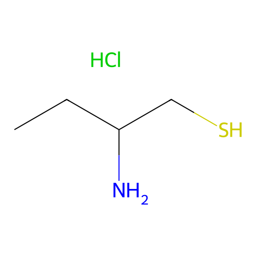 2-Aminobutane-1-thiol hydrochloride structure