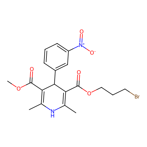 C19H21BrN2O6 structure