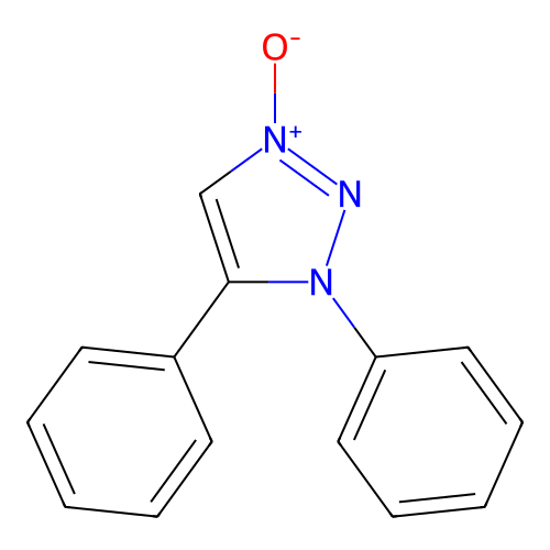 1,5-二苯基-1H-1,2,3-三唑3-氧化物 structure