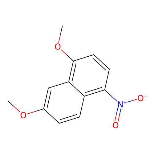 4,6-Dimethoxy-1-nitronaphthalene structure