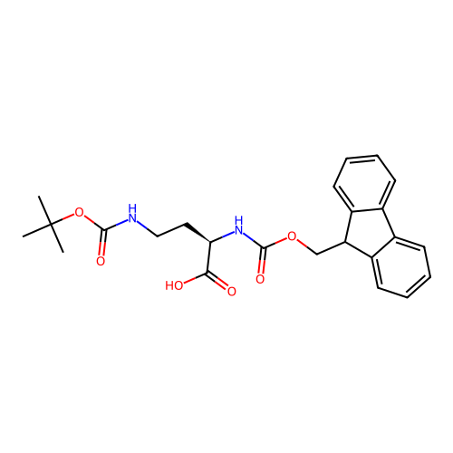Fmoc-D-Dab(Boc)-OH structure
