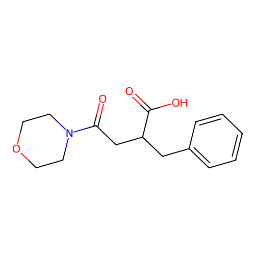 gamma-Oxo-alpha-(phenylmethyl)-4-morpholinebutanoic acid structure