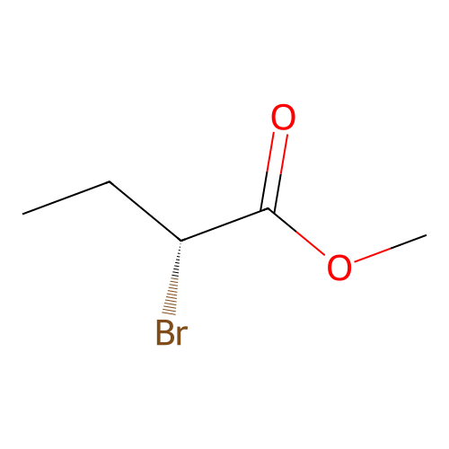 methyl (2R)-2-bromobutanoate structure
