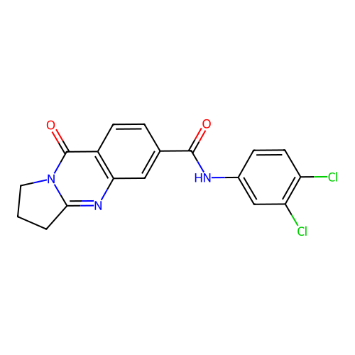 C18H13Cl2N3O2 structure