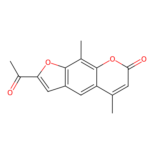 4,8-Dimethyl-5'-acetylpsoralen structure