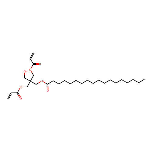 Pentaerythritol diacrylate monostearate structure