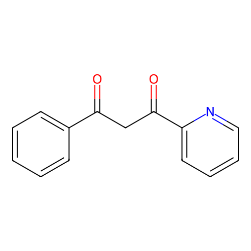 1-Phenyl-3-(pyridin-2-yl)propane-1,3-dione structure