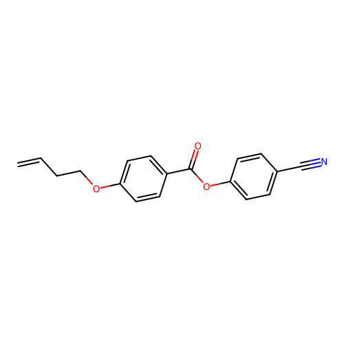 4-Cyanophenyl 4-(3-butenyloxy)benzoate structure