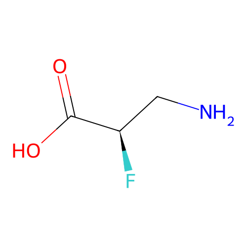 3-Amino-2-fluoropropanoic acid, (2R)- structure