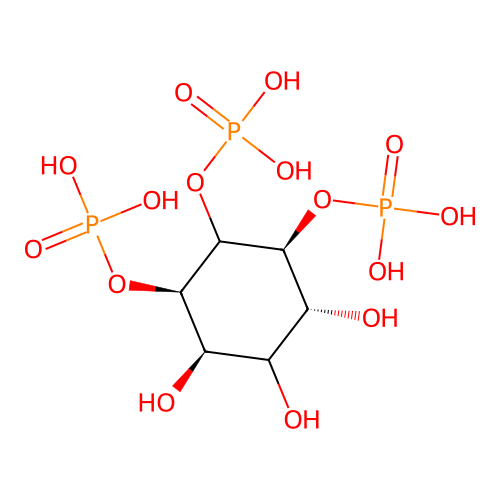 D-myo-Inositol 3,4,5-triphosphate structure