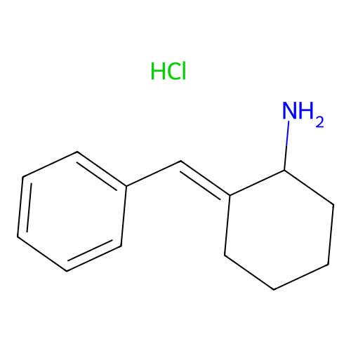 (2E)-2-benzylidenecyclohexan-1-amine Hydrochloride structure