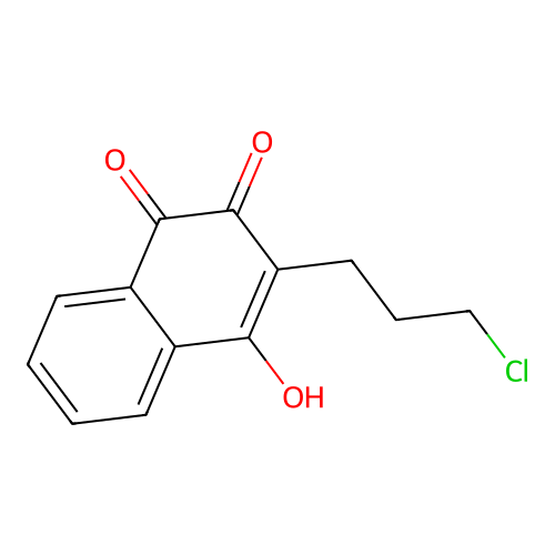 2-(3-Chloropropyl)-3-hydroxynaphthalene-1,4-dione structure