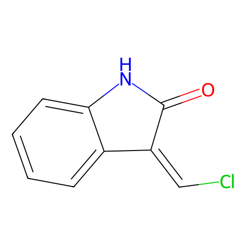 3-Chloromethyleneindol-2-one structure