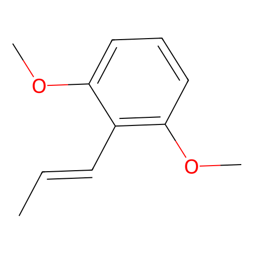 Benzene, 1,3-dimethoxy-2-propenyl- structure