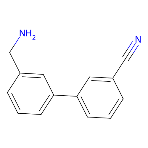 3-[3-(Aminomethyl)phenyl]benzonitrile structure