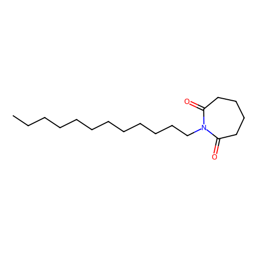 1H-Azepine-2,7-dione, 1-dodecyltetrahydro- structure