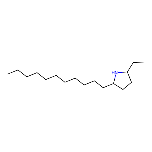 2-Ethyl-5-undecyl-pyrrolidine structure