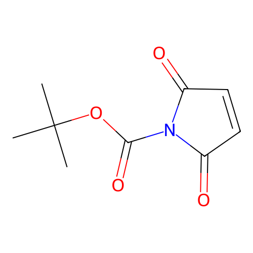 tert-butyl 2,5-dioxo-2,5-dihydro-1H-pyrrole-1-carboxylate structure