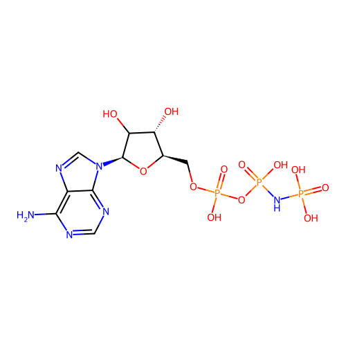 Phosphoaminophosphonic Acid-Adenylate Ester structure