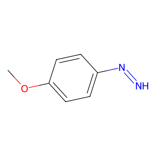 4-Meth-oxyphenyldiazene structure