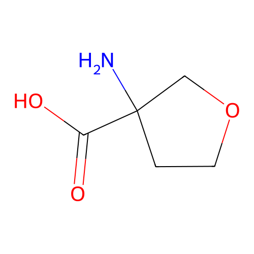 3-氨基四氢呋喃-3-甲酸 structure