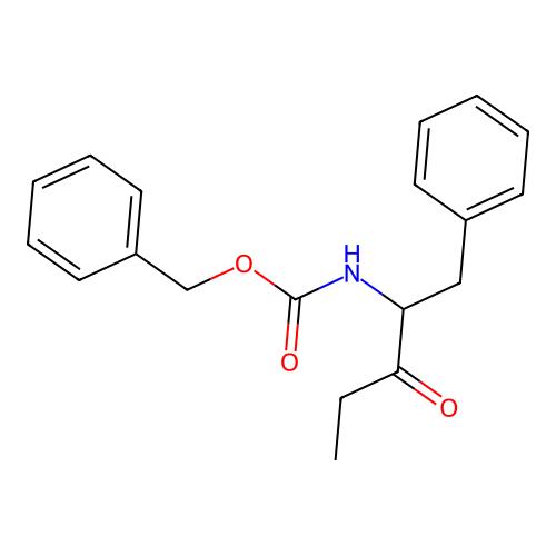 benzyl N-(3-oxo-1-phenylpentan-2-yl)carbamate structure