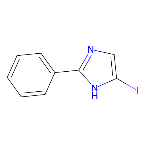 1H-Imidazole, 4-iodo-2-phenyl- structure