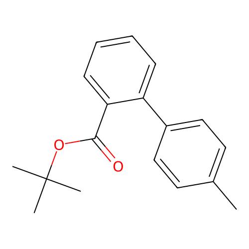 Tert-butyl 4'-methylbiphenyl-2-carboxylate structure