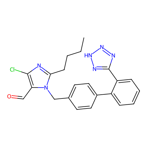 Losartan carboxaldehyde structure