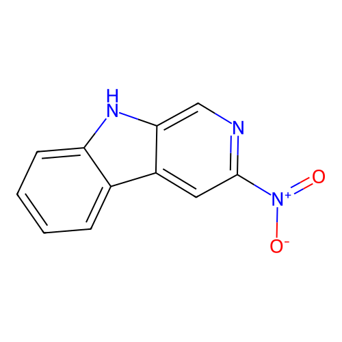 3-nitro-9H-pyrido[3,4-b]indole structure
