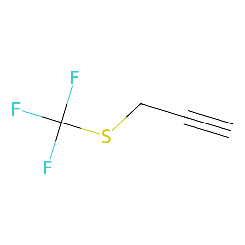 Propargyl trifluoromethyl sulfide structure