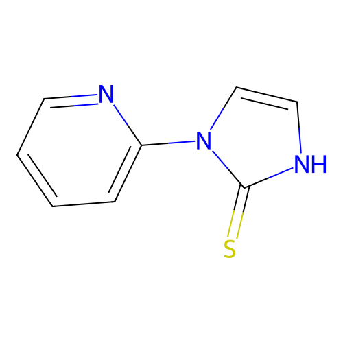 1-(2-Pyridyl)imidazole-2-thiol structure
