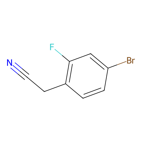 2-(4-Bromo-2-fluorophenyl)acetonitrile structure