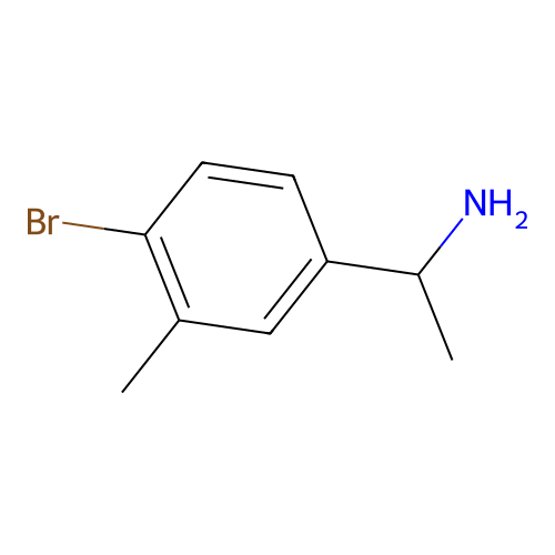 1-(4-Bromo-3-methylphenyl)ethan-1-amine structure