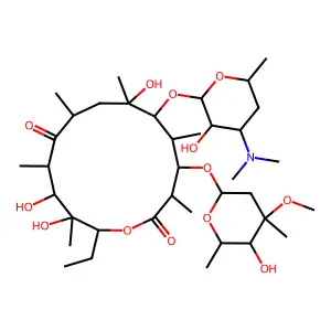 红霉素 structure