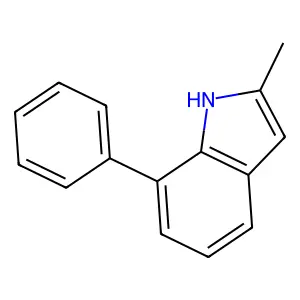 2-Methyl-7-phenylindole structure