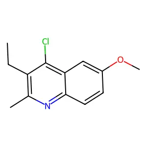 4-Chloro-3-ethyl-6-methoxy-2-methylquinoline structure