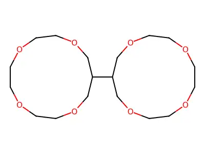 12,12'-Bi-1,4,7,10-tetraoxacyclotridecane structure