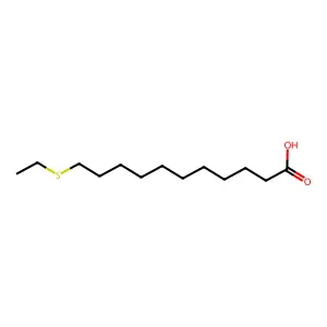 11-(乙硫基)十一烷酸 structure