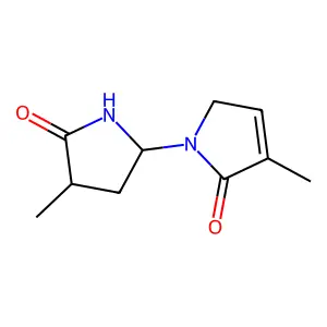 3-Methyl-1-(4-methyl-5-oxo-2-pyrrolidinyl)-1,5-dihydro-2H-pyrrol-2-one structure