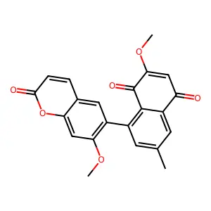 Naphthoherniarin structure
