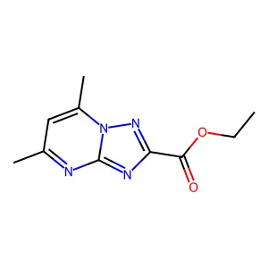 Ethyl 5,7-dimethyl-[1,2,4]triazolo[1,5-a]pyrimidine-2-carboxylate structure