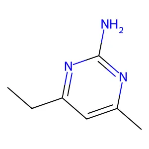 4-乙基-6-甲基嘧啶-2-胺 structure