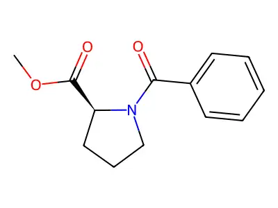 Methyl 1-benzoylpyrrolidine-2-carboxylate structure