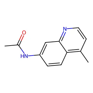 N-(4-甲基-7-喹啉基)乙酰胺 structure