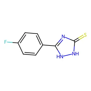 5-(4-Fluorophenyl)-1,2-dihydro-3H-1,2,4-triazole-3-thione structure