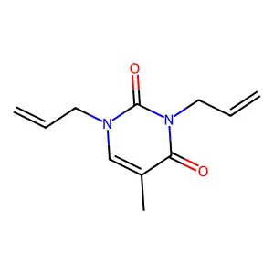 N(1),N(3)-Diallylthymine structure