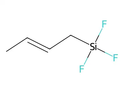 Silane, 2-butenyltrifluoro- structure